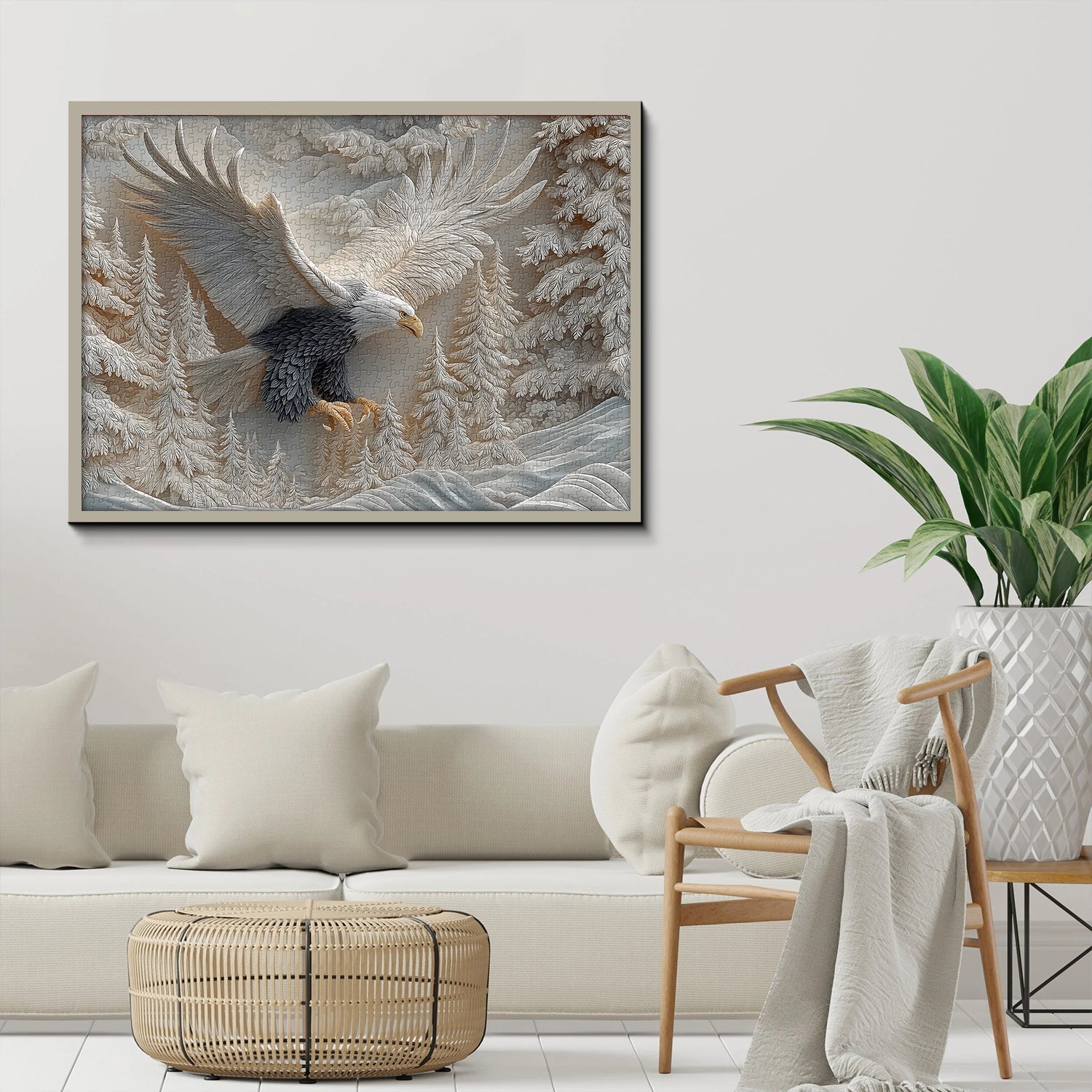 The Carved Eagle  Jigsaw Puzzle 1000 Pieces