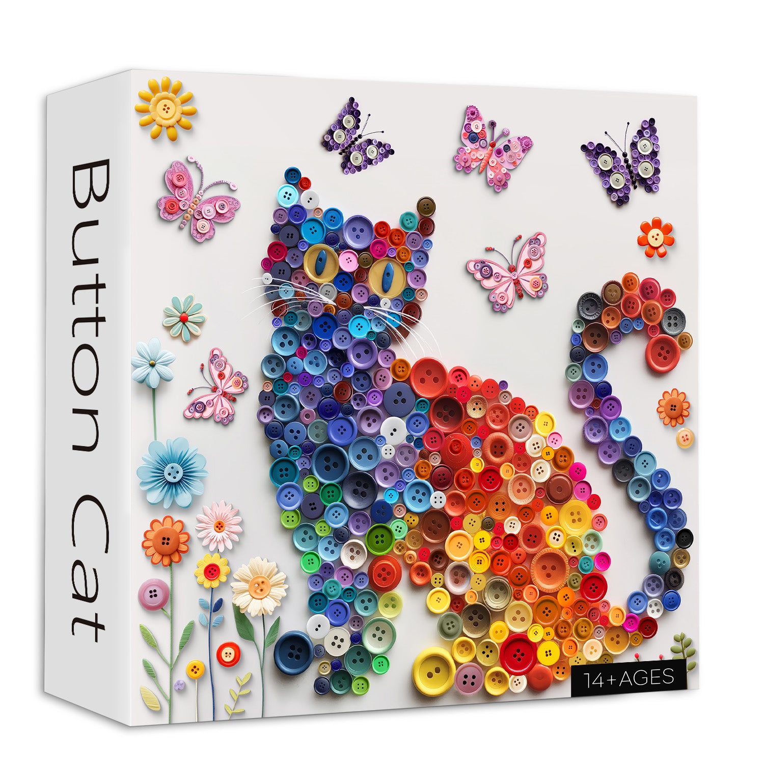 Button Cat Jigsaw Puzzles 1000 Pieces