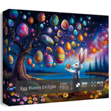 Egg Bunny Delight Jigsaw Puzzle 1000 Pieces