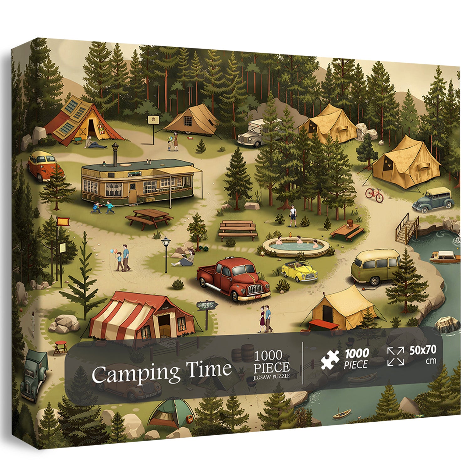 Camping Time Jigsaw Puzzle 1000 Pieces