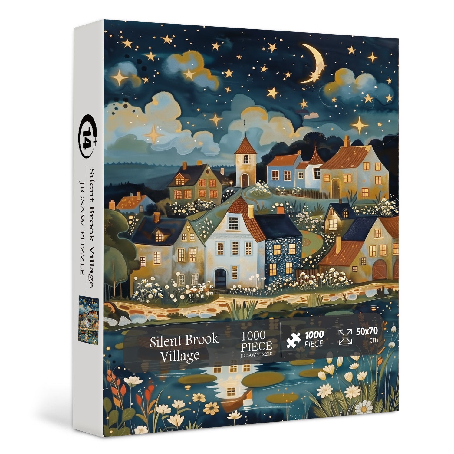 Silent Brook Village Jigsaw Puzzle 1000 Pieces