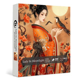 Lady In Moonlight Jigsaw Puzzle 1000 Pieces