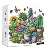 Sunny Succulents Jigsaw Puzzle 1000 Pieces
