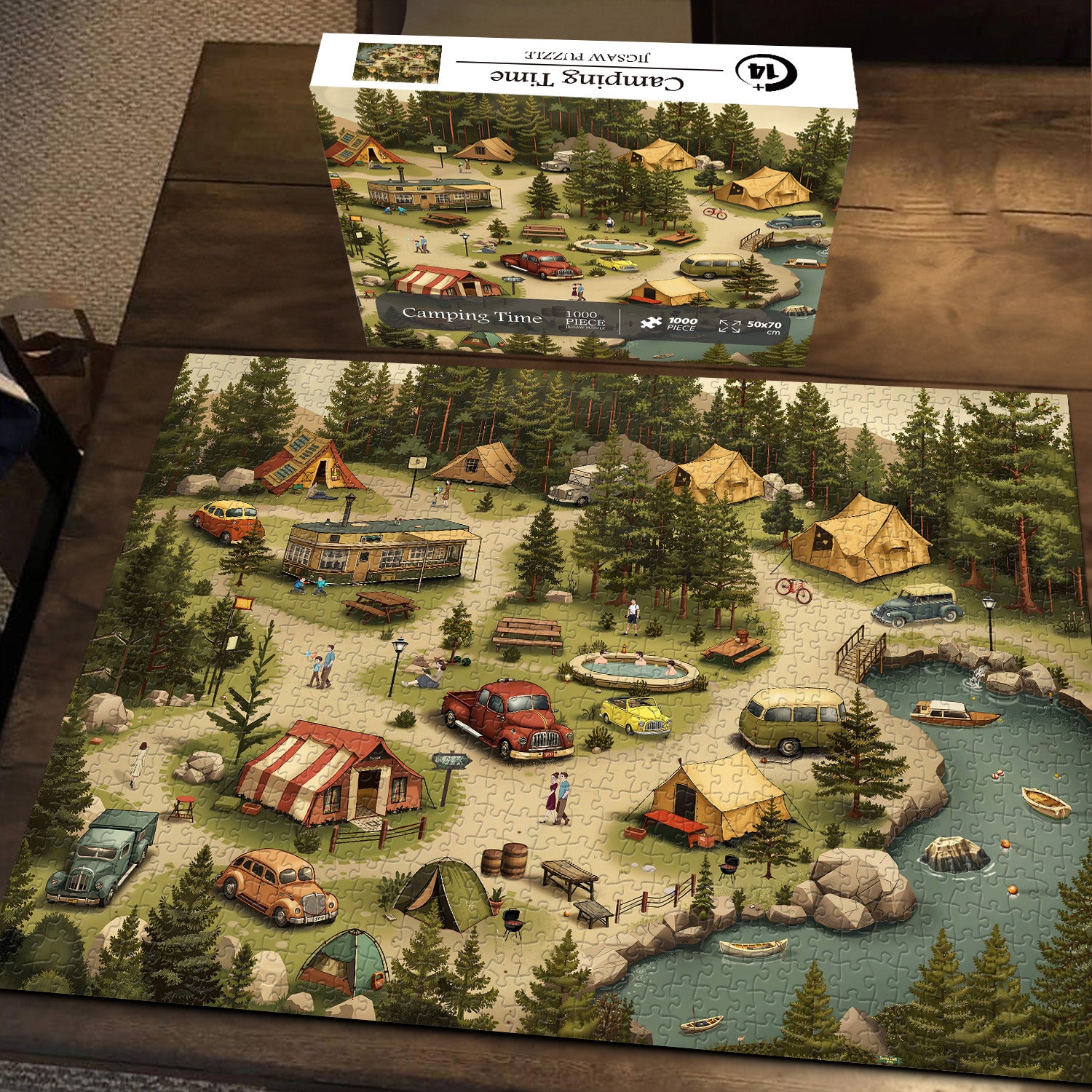 Camping Time Jigsaw Puzzle 1000 Pieces