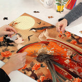 Lady In Moonlight Jigsaw Puzzle 1000 Pieces