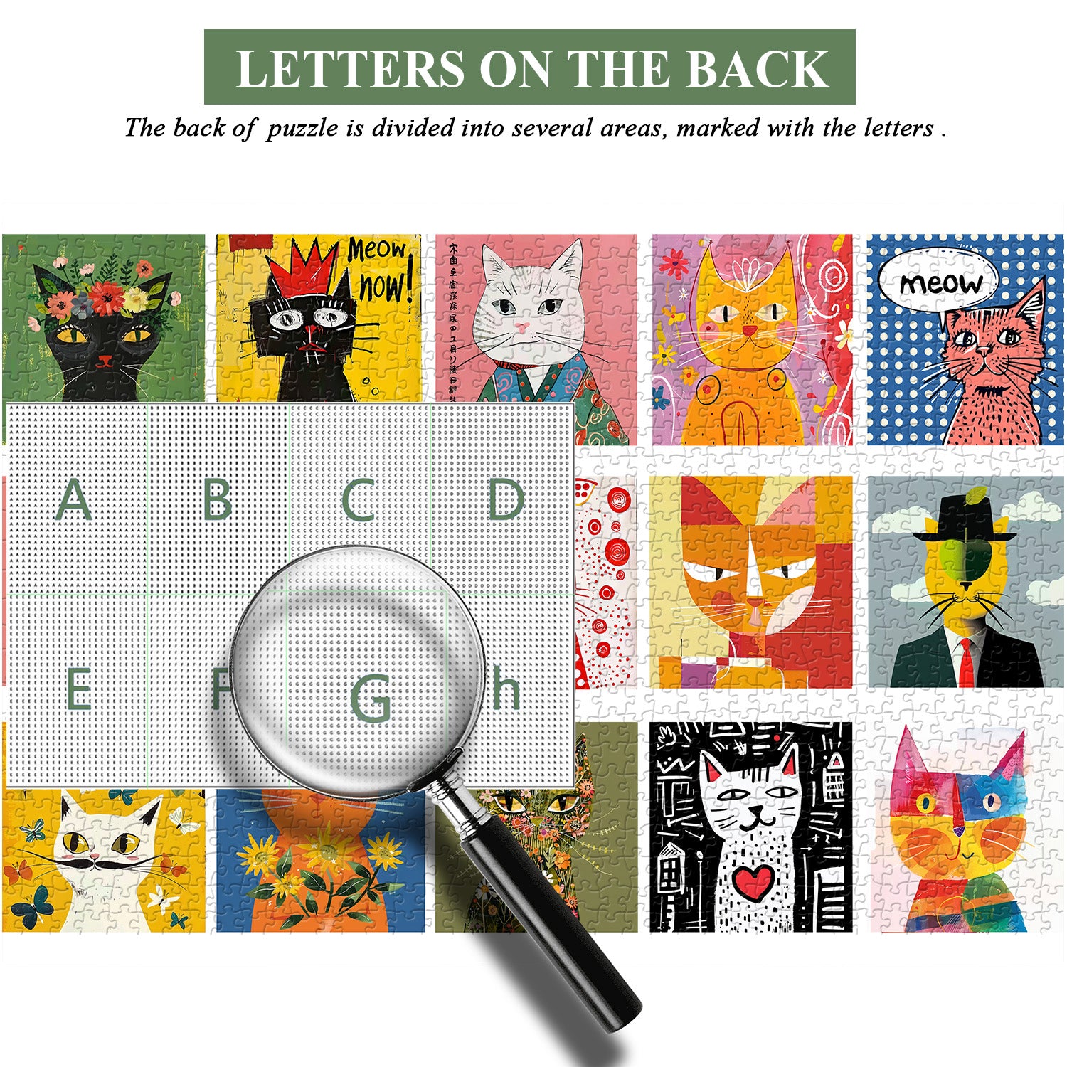 Artistic Kitties Jigsaw Puzzle 1000 Pieces