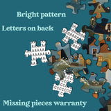 Silent Brook Village Jigsaw Puzzle 1000 Pieces