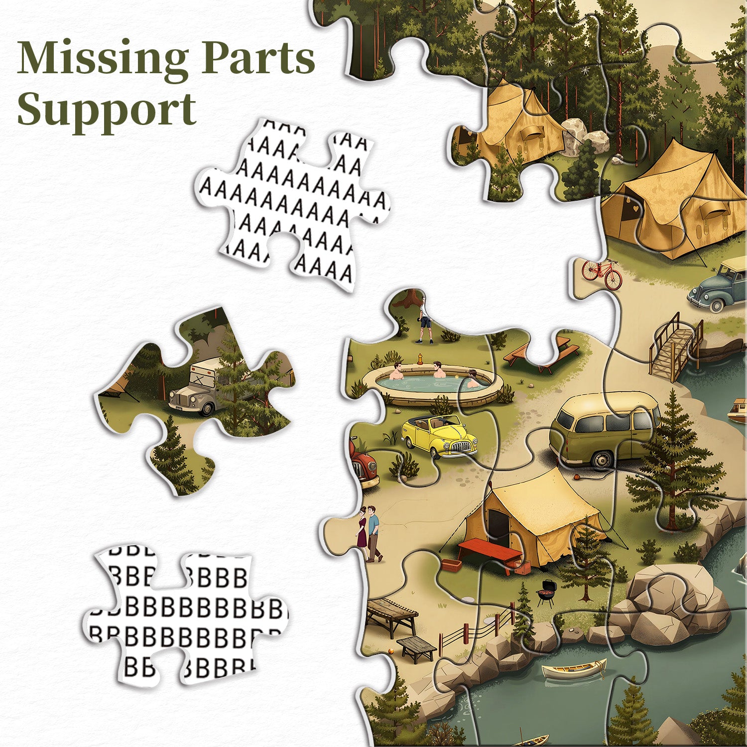 Camping Time Jigsaw Puzzle 1000 Pieces