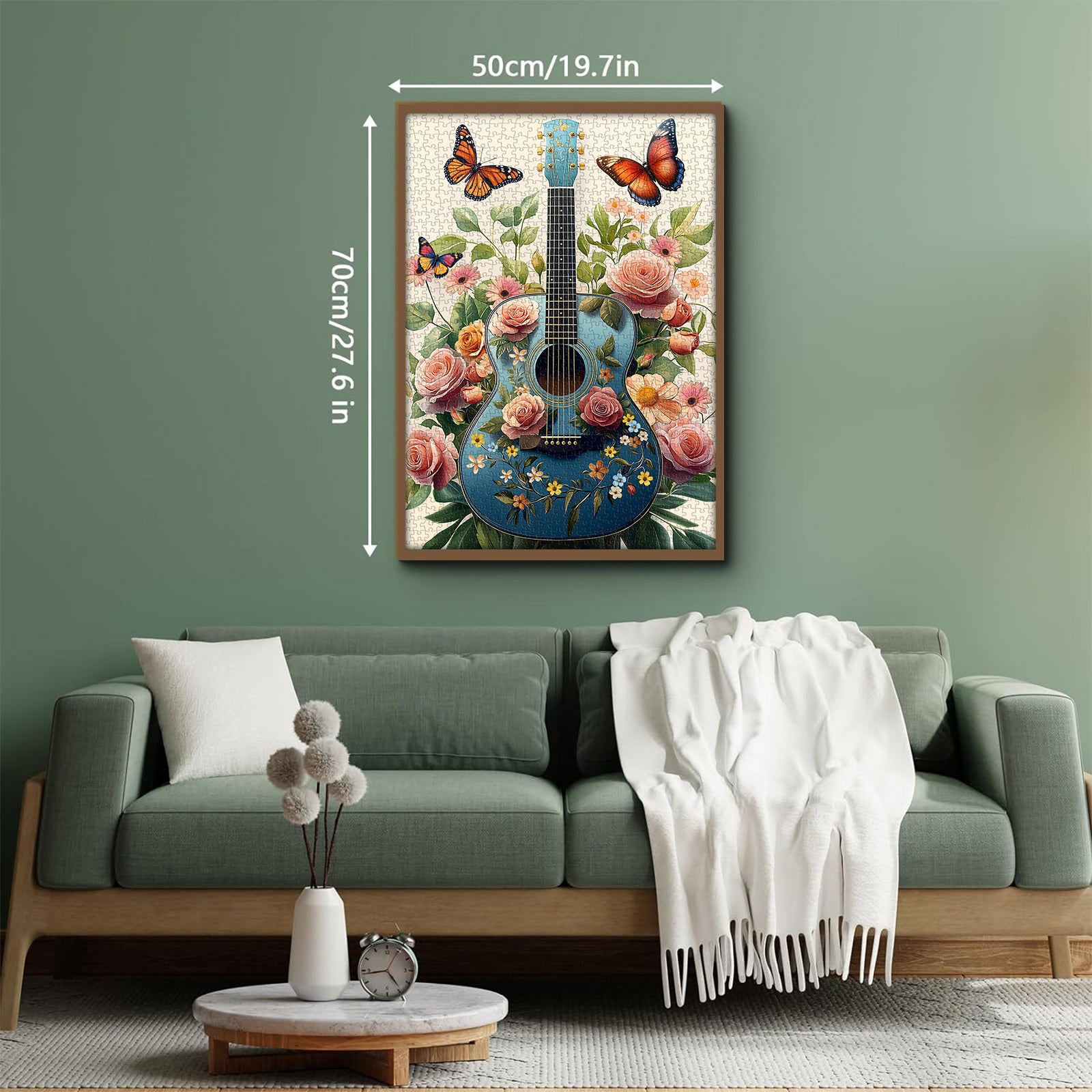 Guitar in Bloom Jigsaw Puzzle 1000 Pieces