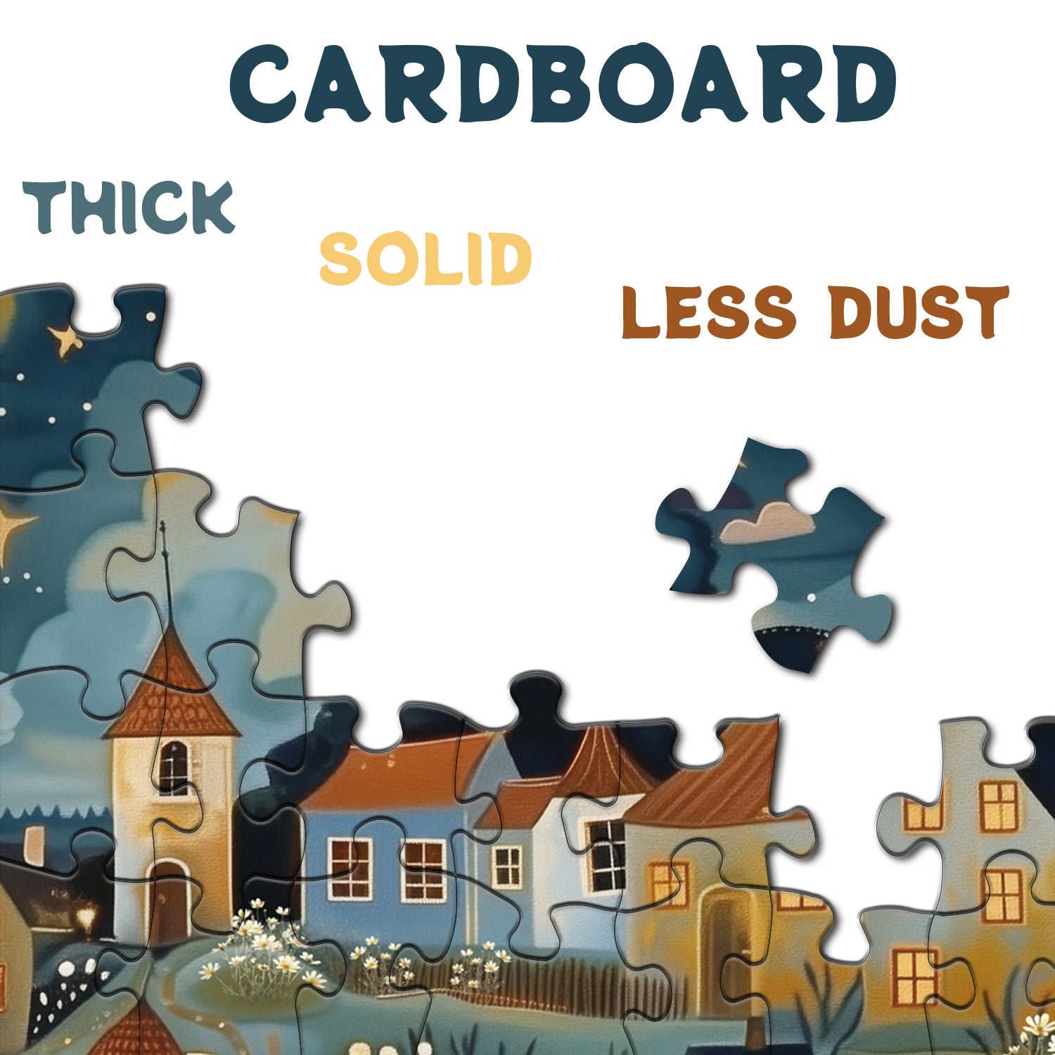 Silent Brook Village Jigsaw Puzzle 1000 Pieces