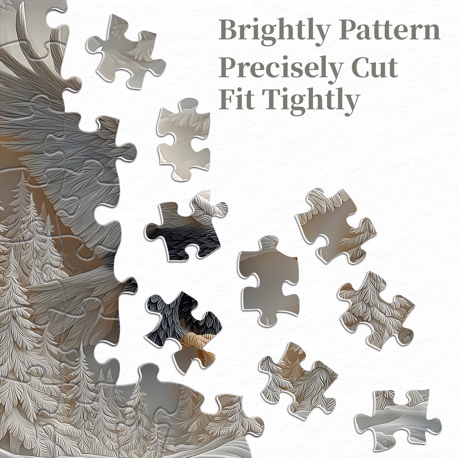 The Carved Eagle  Jigsaw Puzzle 1000 Pieces