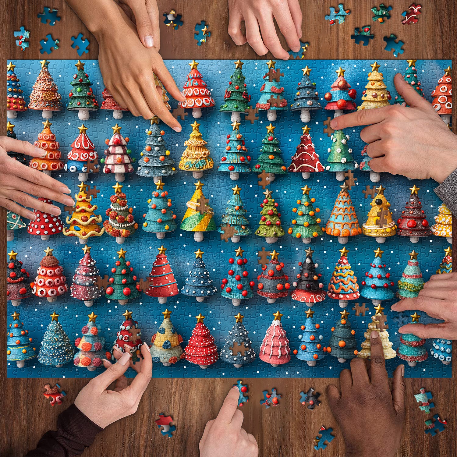 Candy Christmas Tree Jigsaw Puzzle 1000 Pieces
