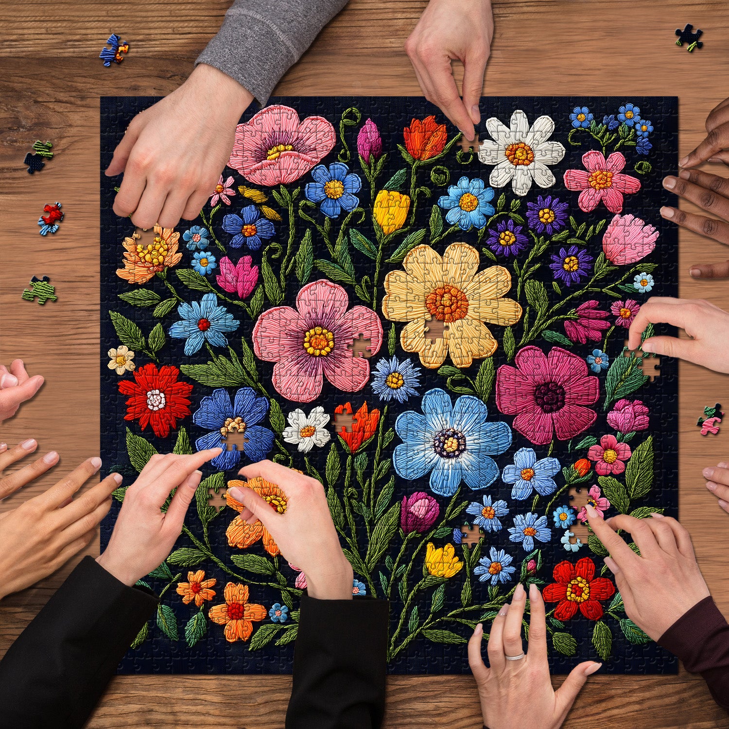 Wildflower Symphony Jigsaw Puzzle 1000 Pieces
