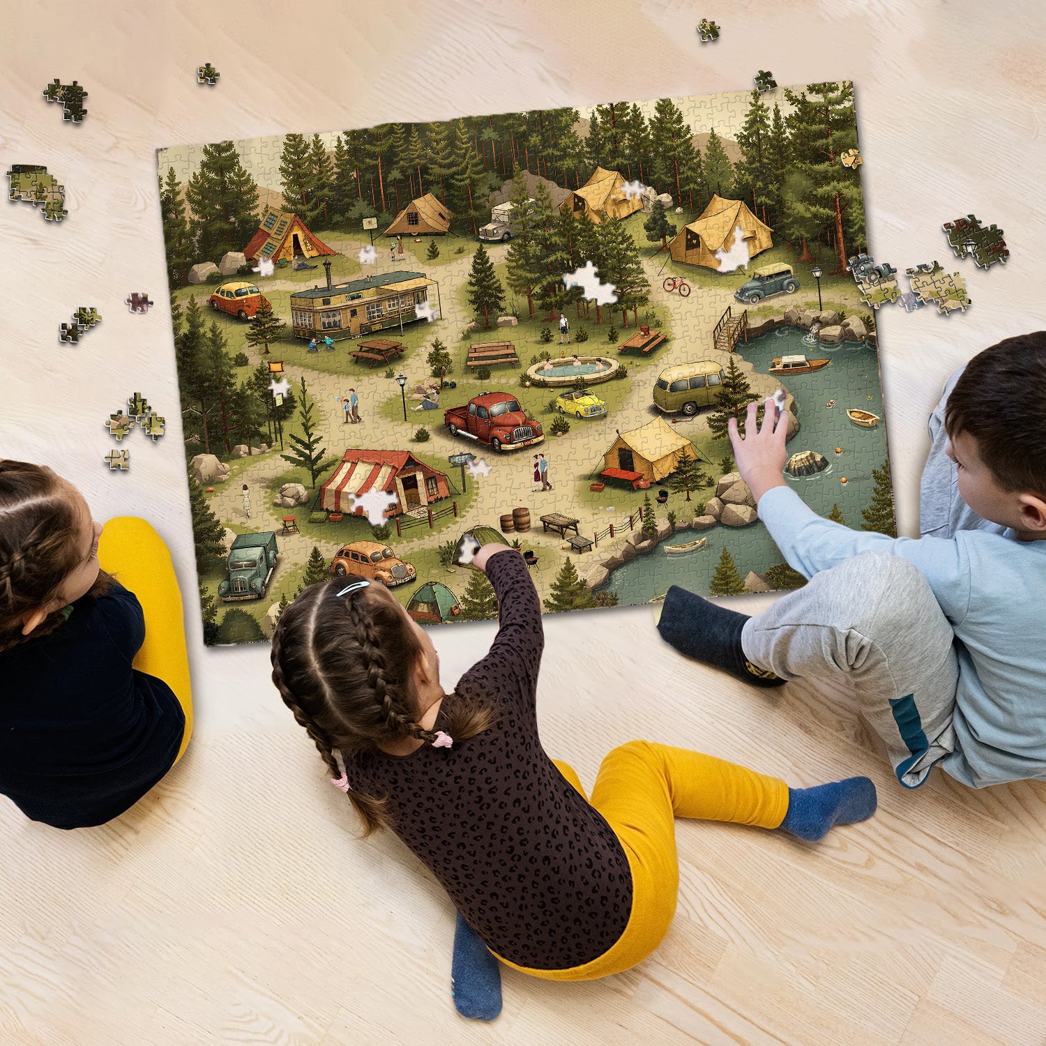 Camping Time Jigsaw Puzzle 1000 Pieces