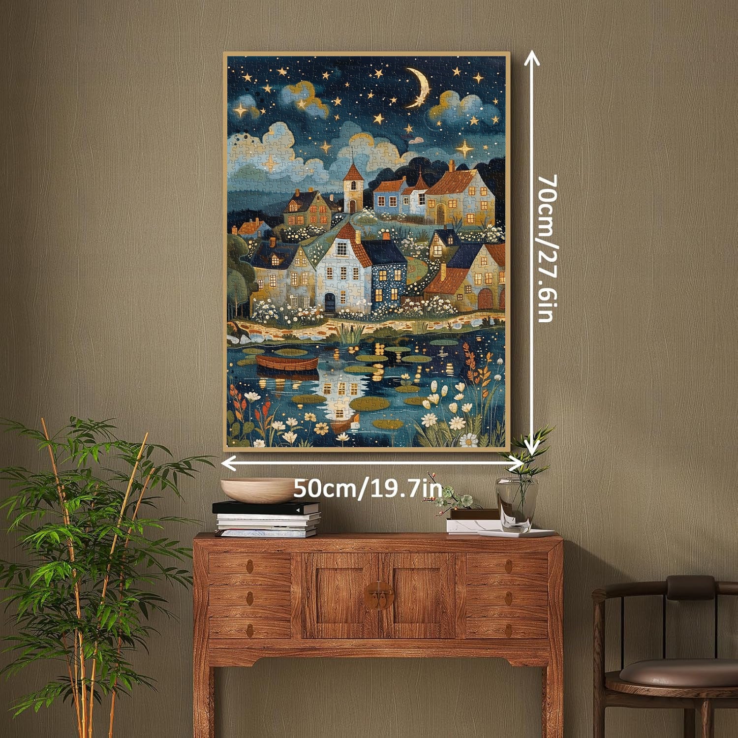 Silent Brook Village Jigsaw Puzzle 1000 Pieces