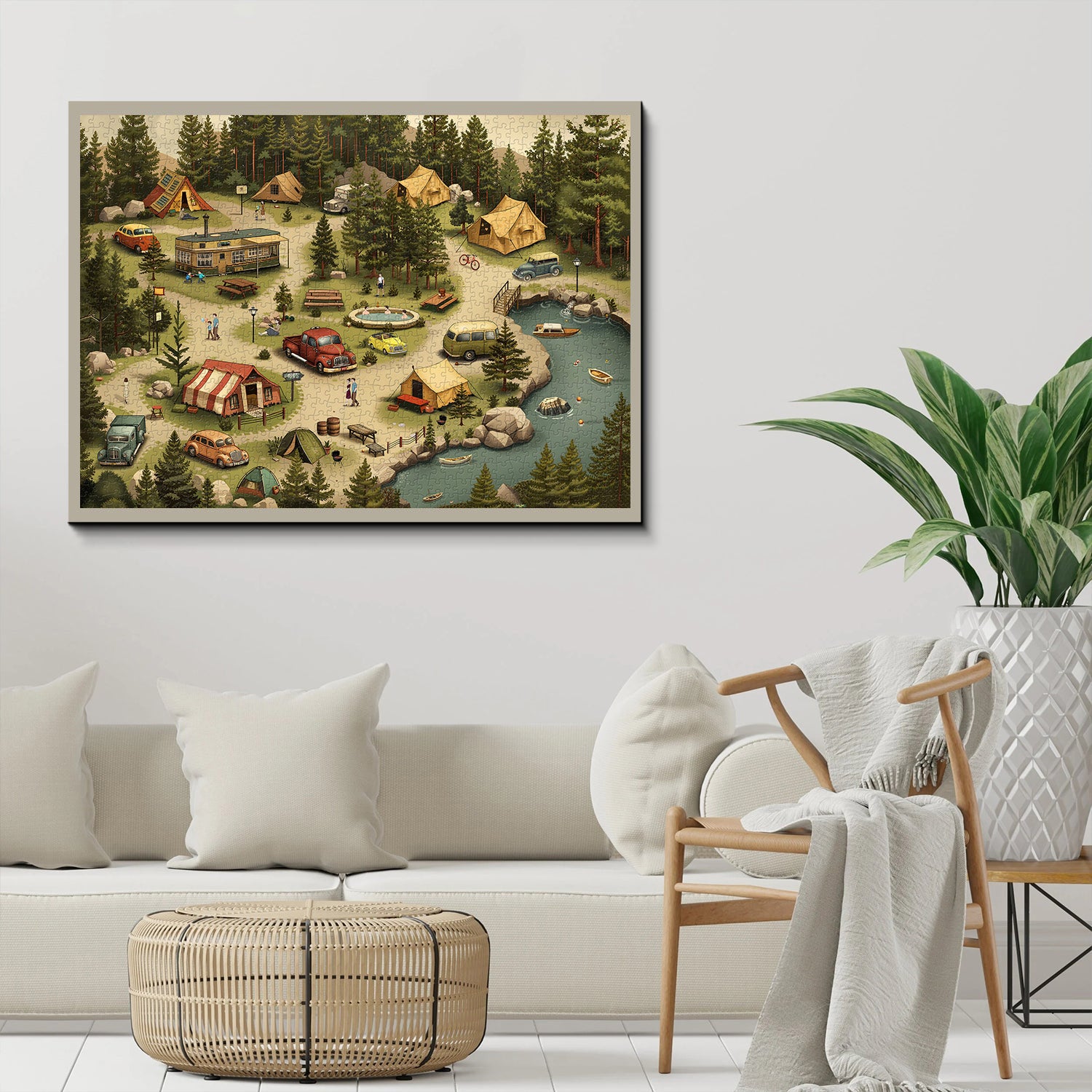 Camping Time Jigsaw Puzzle 1000 Pieces