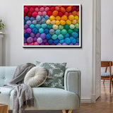 Rainbow Yarn Jigsaw Puzzle 1000 Pieces