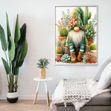 Succulent Garden Gnome Jigsaw Puzzle 1000 Pieces