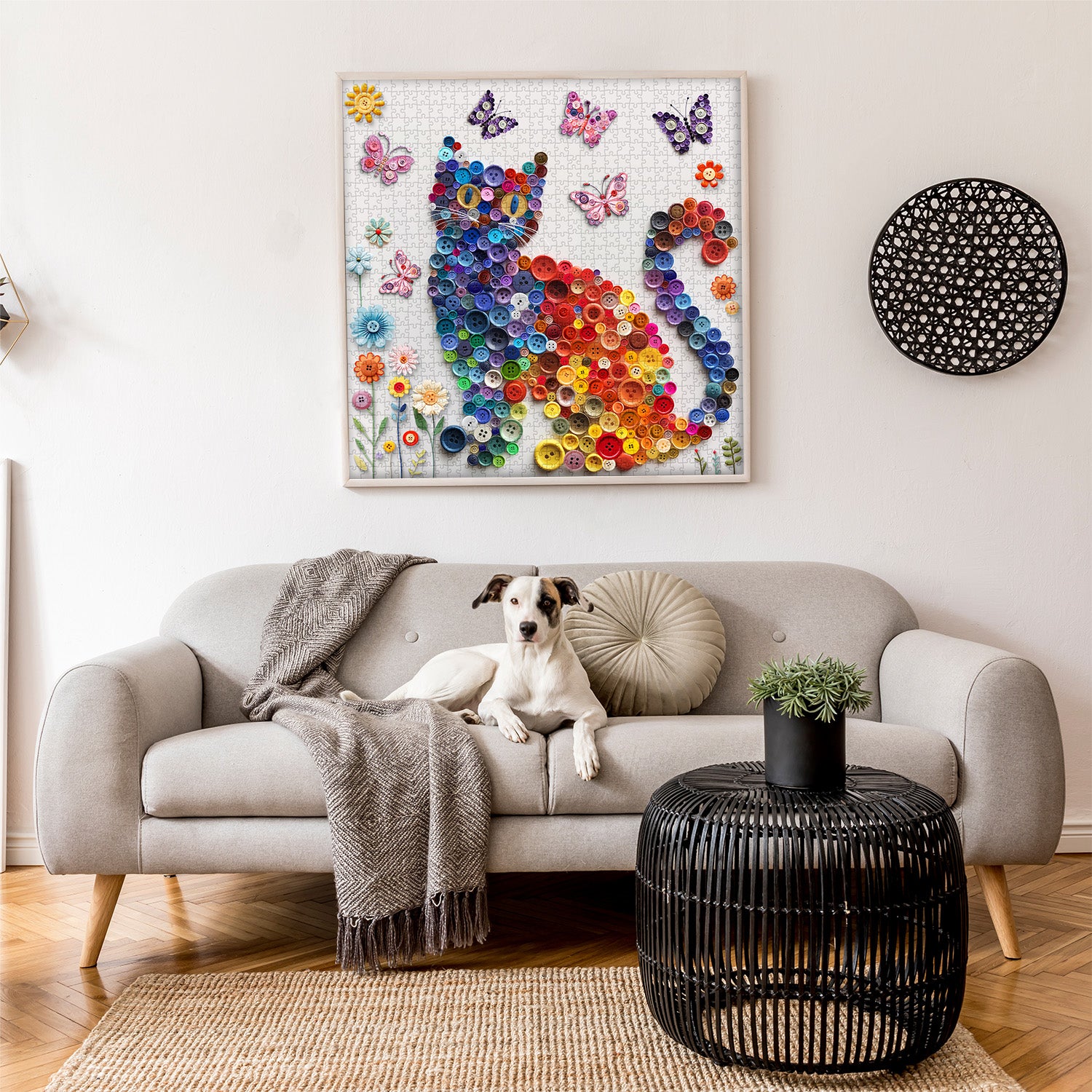 Button Cat Jigsaw Puzzles 1000 Pieces