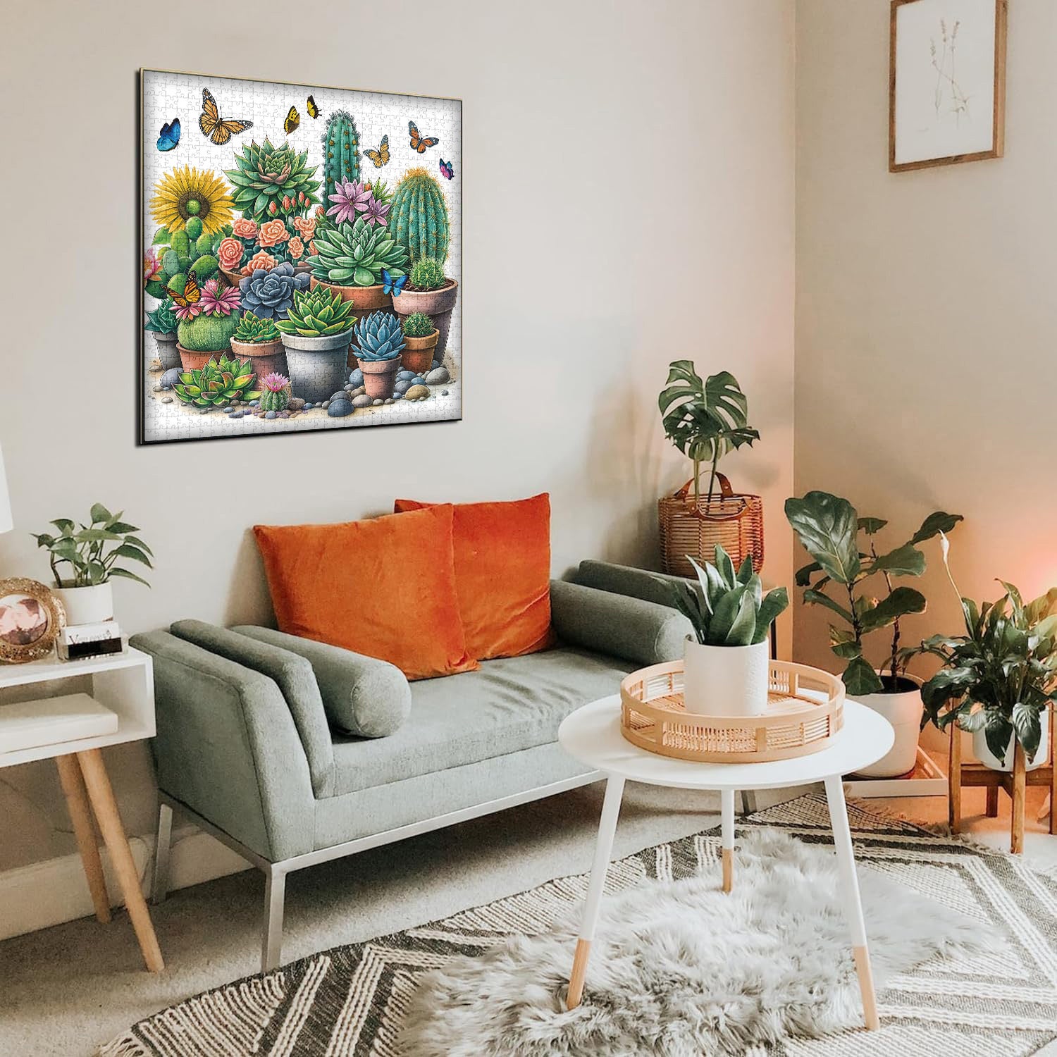 Sunny Succulents Jigsaw Puzzle 1000 Pieces