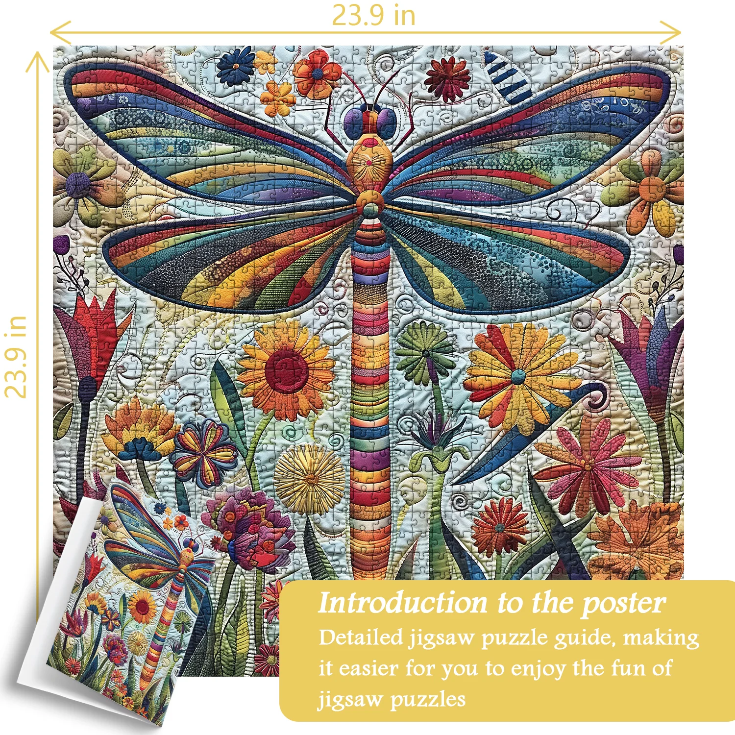 Dragonfly Garden Jigsaw Puzzle 1000 Pieces