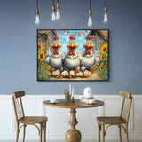 Sunflower Chickens Jigsaw Puzzles 1000 Pieces