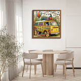 Elegante puzzle con cani con fiori, 1000 pezzi