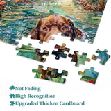 Pond Puppy Jigsaw Puzzle 1000 Pieces