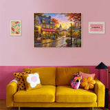 Elegante puzzle con cani con fiori, 1000 pezzi