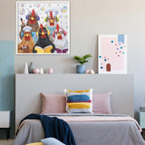 Lebendiges Basar -Puzzle 1000 Teile