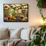 Elegante puzzle con cani con fiori, 1000 pezzi