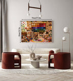 Elegante puzzle con cani con fiori, 1000 pezzi