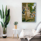 Elegante puzzle con cani con fiori, 1000 pezzi