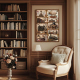 Elegante puzzle con cani con fiori, 1000 pezzi
