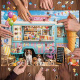 Lebendiges Basar -Puzzle 1000 Teile