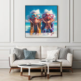 Puzzle Yeux de journaux 1000 pièces