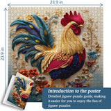 Puzzle Pomme Colorée en Fleurs 1000 Pièces