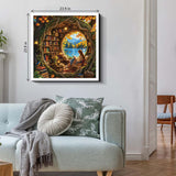 Elegante puzzle con cani con fiori, 1000 pezzi
