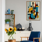 Modern Art Guitar Jigsaw Puzzle 1000 Pieces