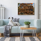 Stilvolles Blumenhunde-Puzzle 1000 Teile