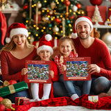 Christmas Joyous Town Jigsaw Puzzle 1000 Pieces