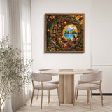 Elegante puzzle con cani con fiori, 1000 pezzi