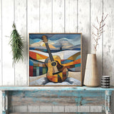 Geometric Guitar Jigsaw Puzzle 1000 Pieces