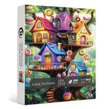 Snowy Night Village Jigsaw Puzzle 1000 Stück