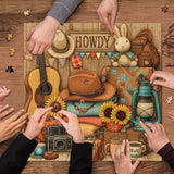 Cowboy's Camp Jigsaw Puzzle 1000 Pieces