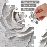 White Whirl Jigsaw Puzzle 1000 Pieces