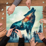 Starry Nightwolf Jigsaw Puzzle 1000 Pieces