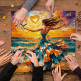 Crystal Feather Bird Puzzle 1000 pièces