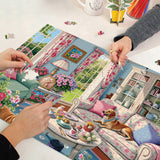 Salon chaud puzzle 1000 pièces 1000 pièces