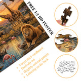 Stilvolles Blumenhunde-Puzzle 1000 Teile